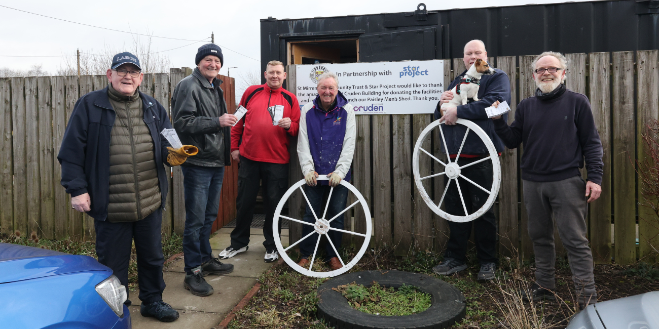 St Mirren FC Charitable Foundation partners with the Paisley Men's Shed