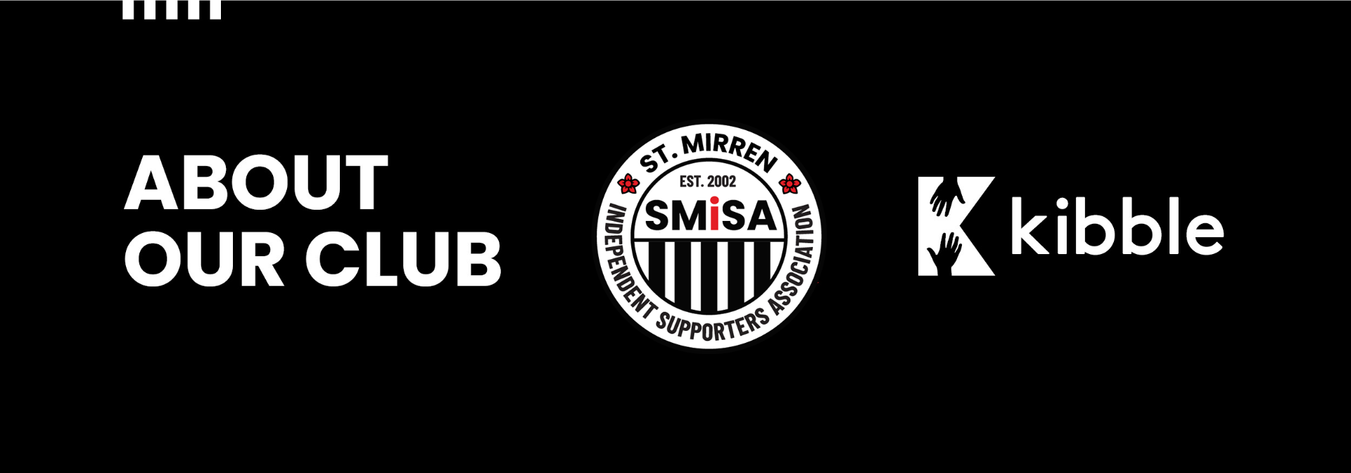 About Our Club graphic with SMiSA and Kibble