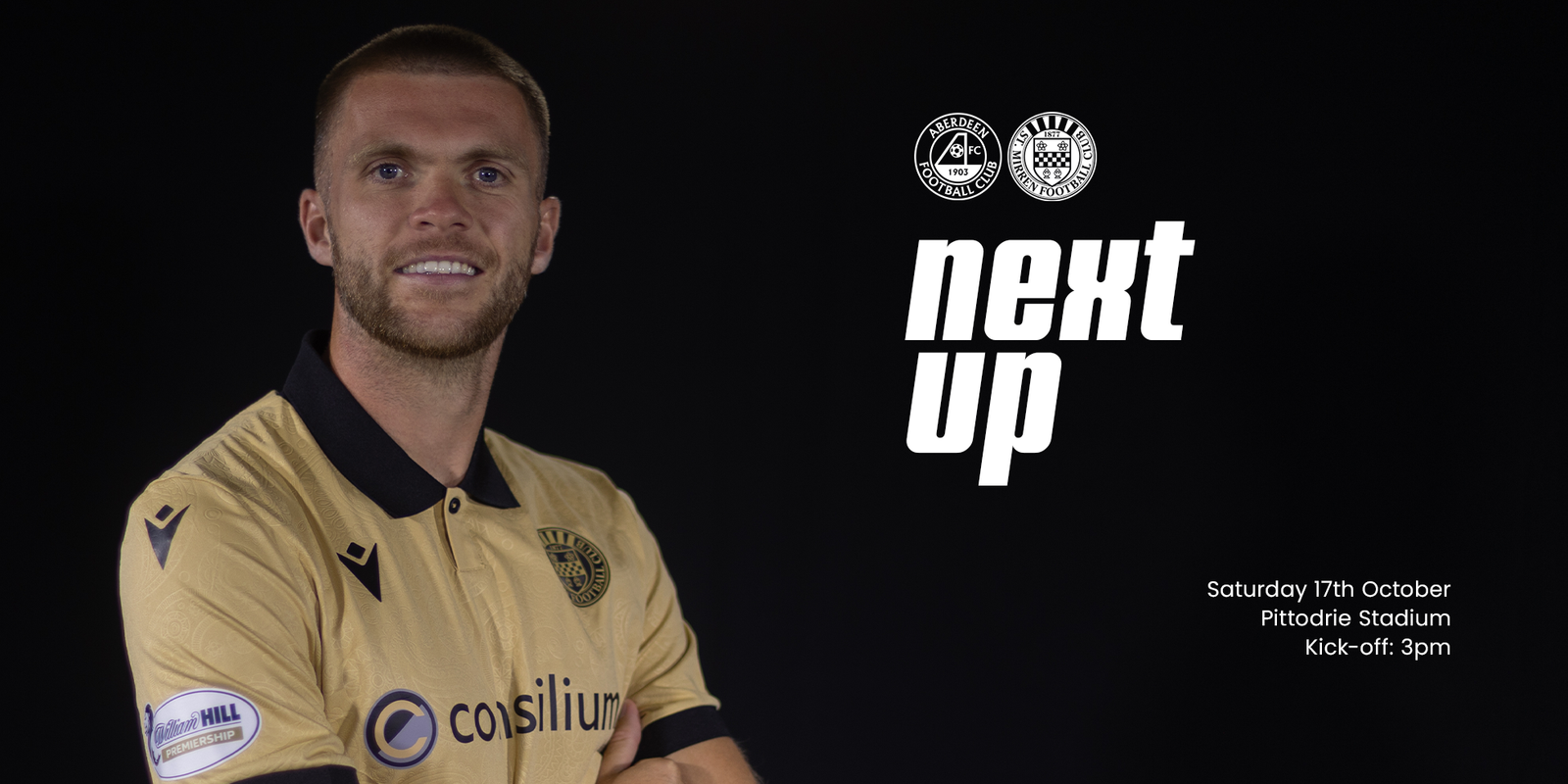 Next Up: Aberdeen v St Mirren (17th Oct)
