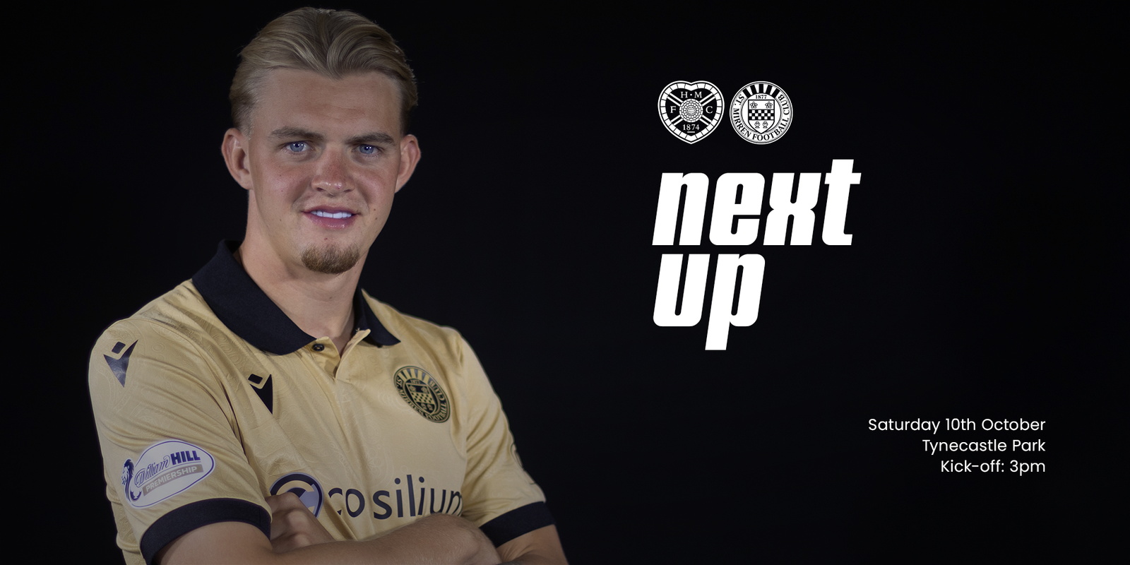 Next Up: Hearts v St Mirren (10th Oct)