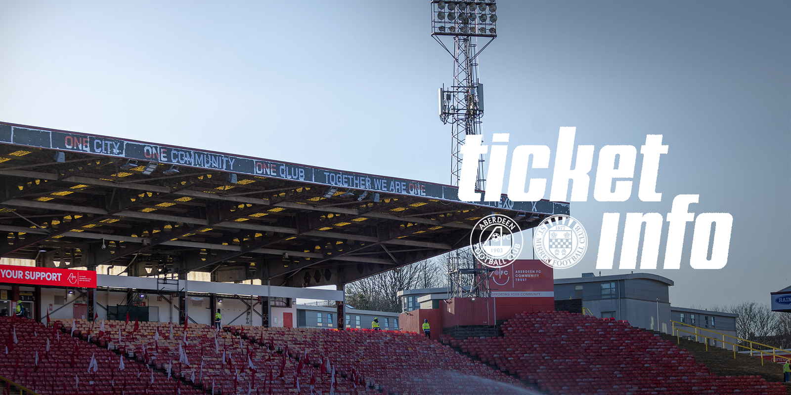 Ticket Info: Aberdeen v St Mirren (17th Oct)