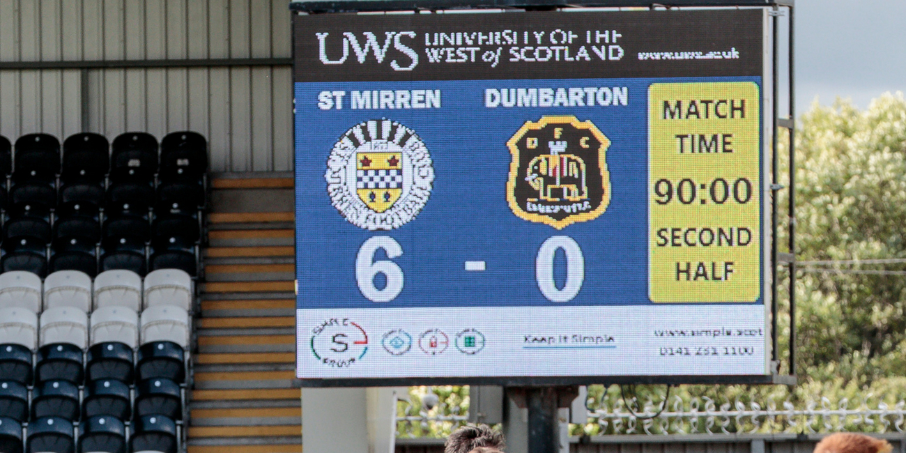 Match Report: St Mirren 6-0 Dumbarton