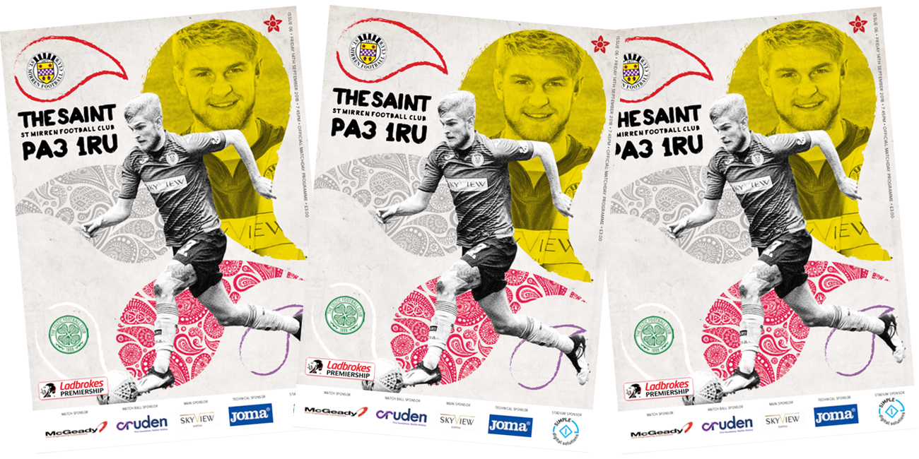 Match Day Programme: St Mirren vs Celtic (14th Sep)