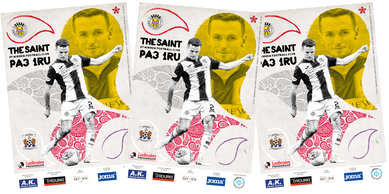 Match Day Programme: St Mirren vs Kilmarnock (20th Oct)