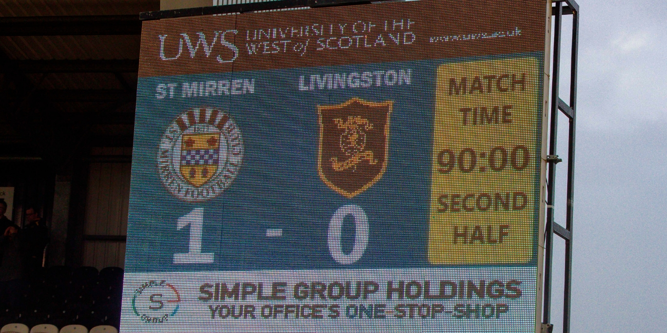 Match Report: St Mirren 1-0 Livingston