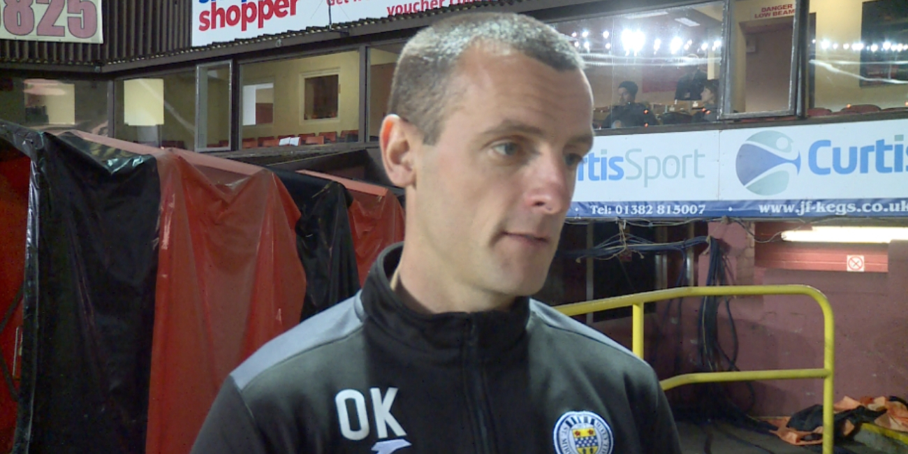 Reaction: Oran Kearney Post Dundee United (Play-Off Final First Leg)