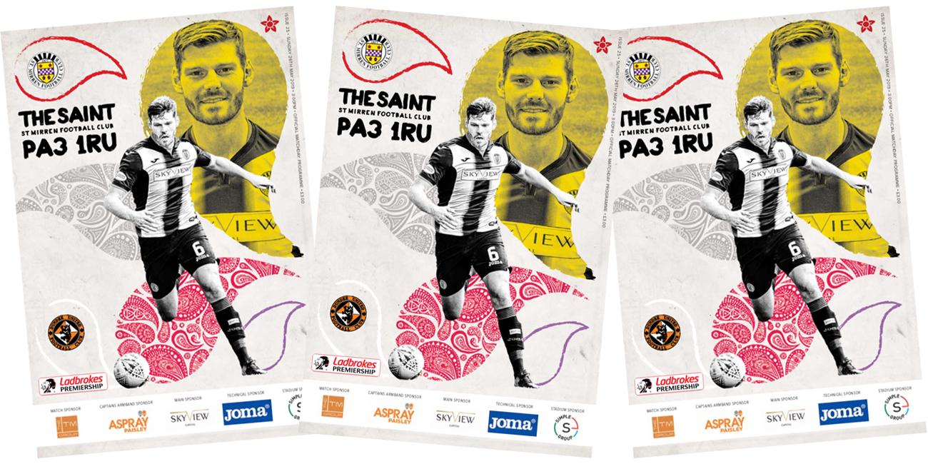 Matchday Programme: St Mirren v Dundee United (26th May)