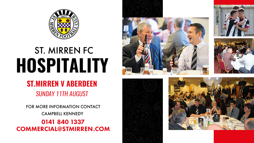 Hospitality: Aberdeen (11th August)