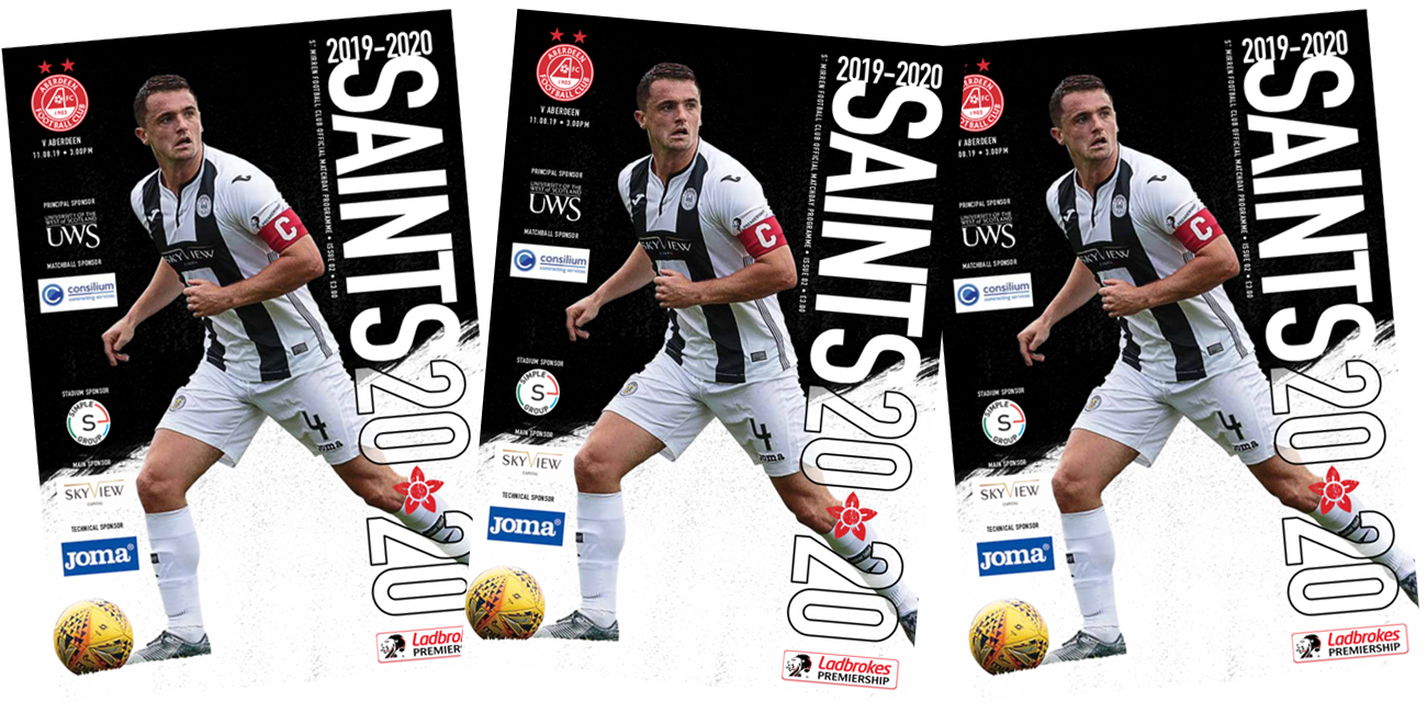 Programme: St Mirren v Aberdeen (11th Aug)