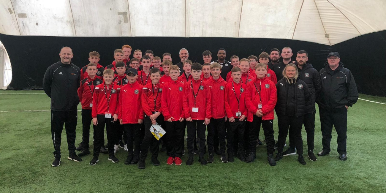 C4C Youth Academy visit St Mirren