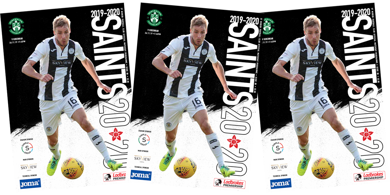 Programme: St Mirren vs Hibernian (26th Nov)