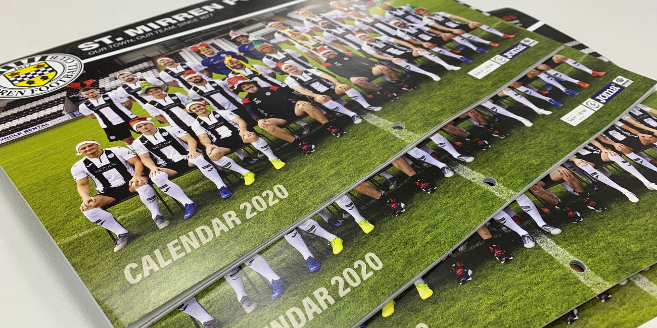 St Mirren 2020 Calendar signing night
