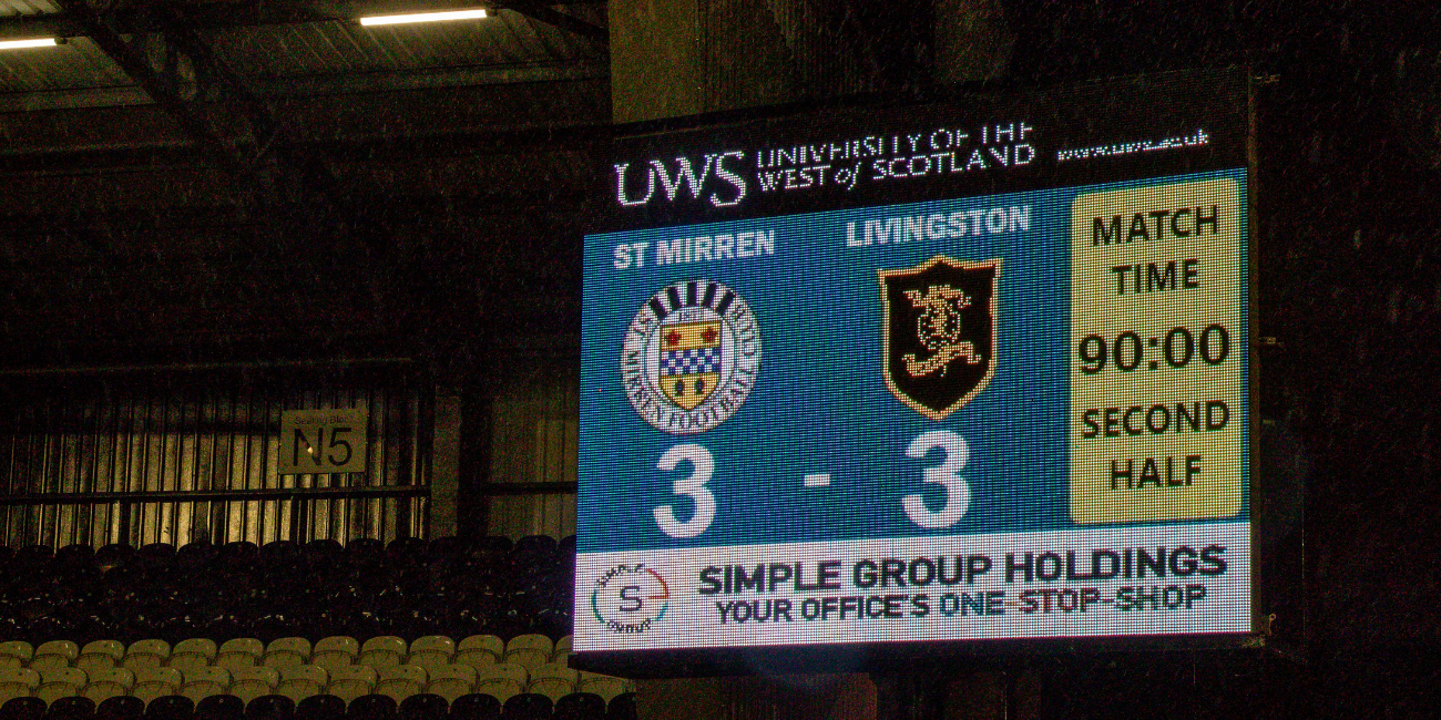Match Report: St Mirren 3-3 Livingston