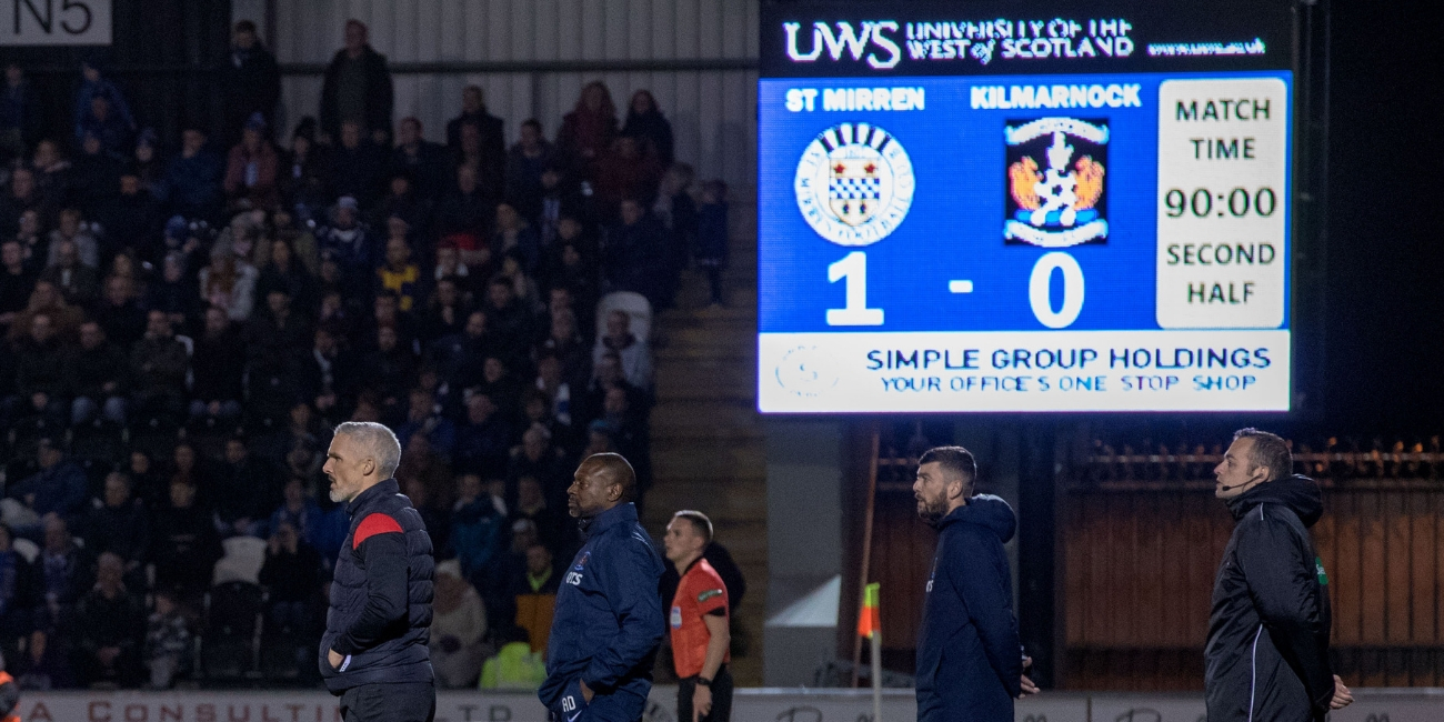 Match Report: St Mirren 1-0 Kilmarnock