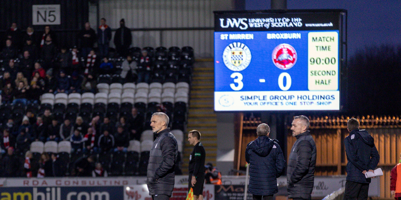 Match Report: St Mirren 3-0 Broxburn Athletic