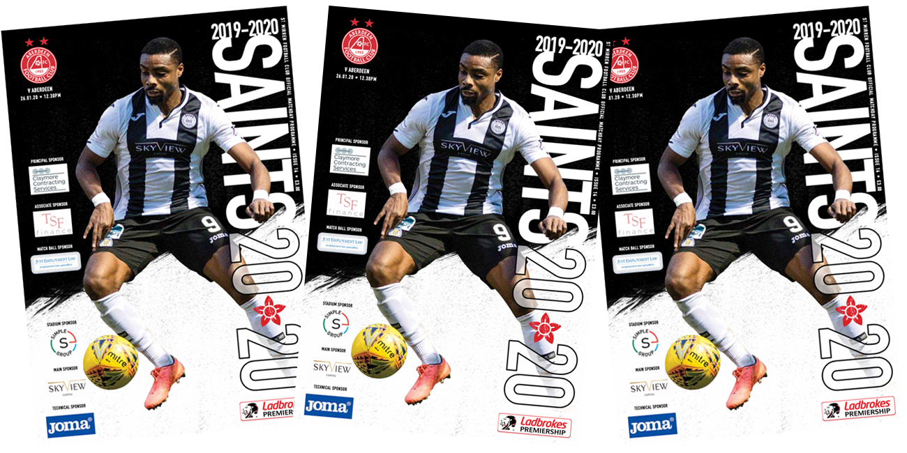 Programme: St Mirren v Aberdeen (26th Jan)