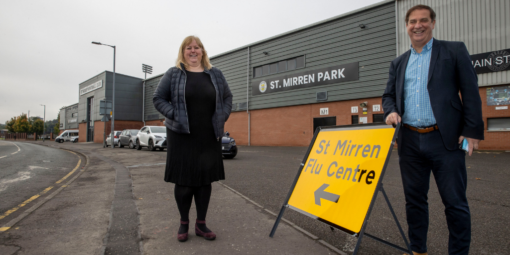 St Mirren Flu Centre opens