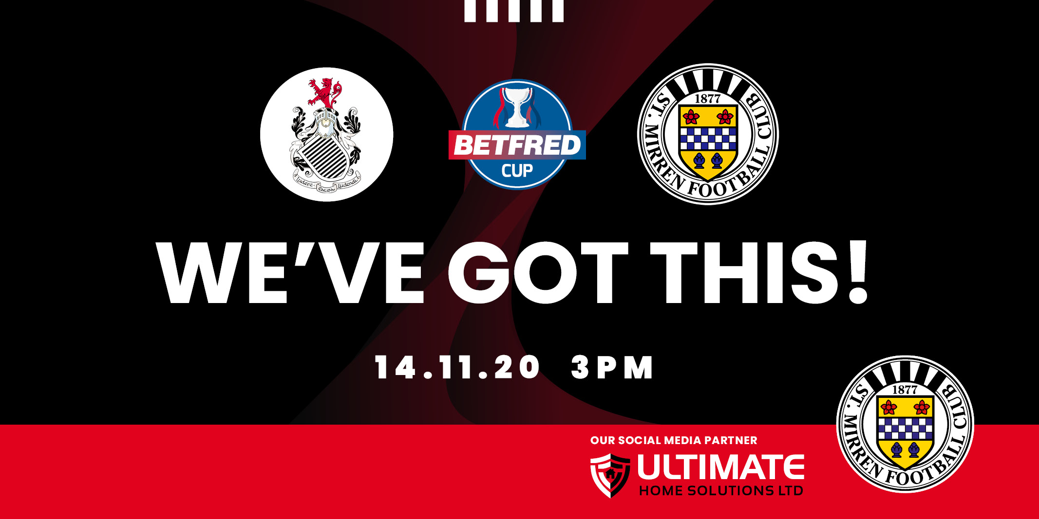 Up next: Queen's Park v St Mirren (14th Nov)