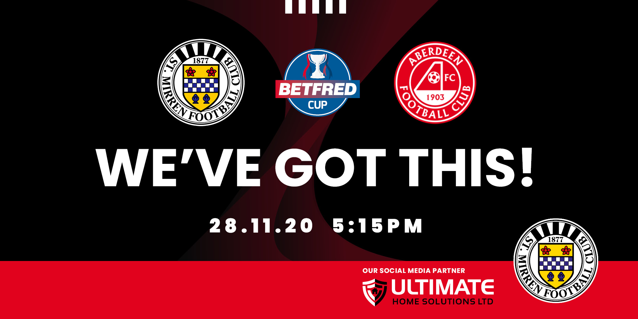 Up next: St Mirren v Aberdeen (28th Nov)