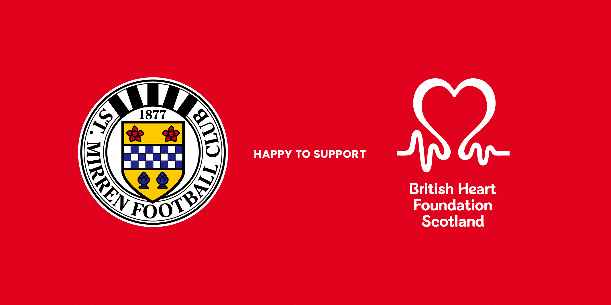 St Mirren supporting British Heart Foundation