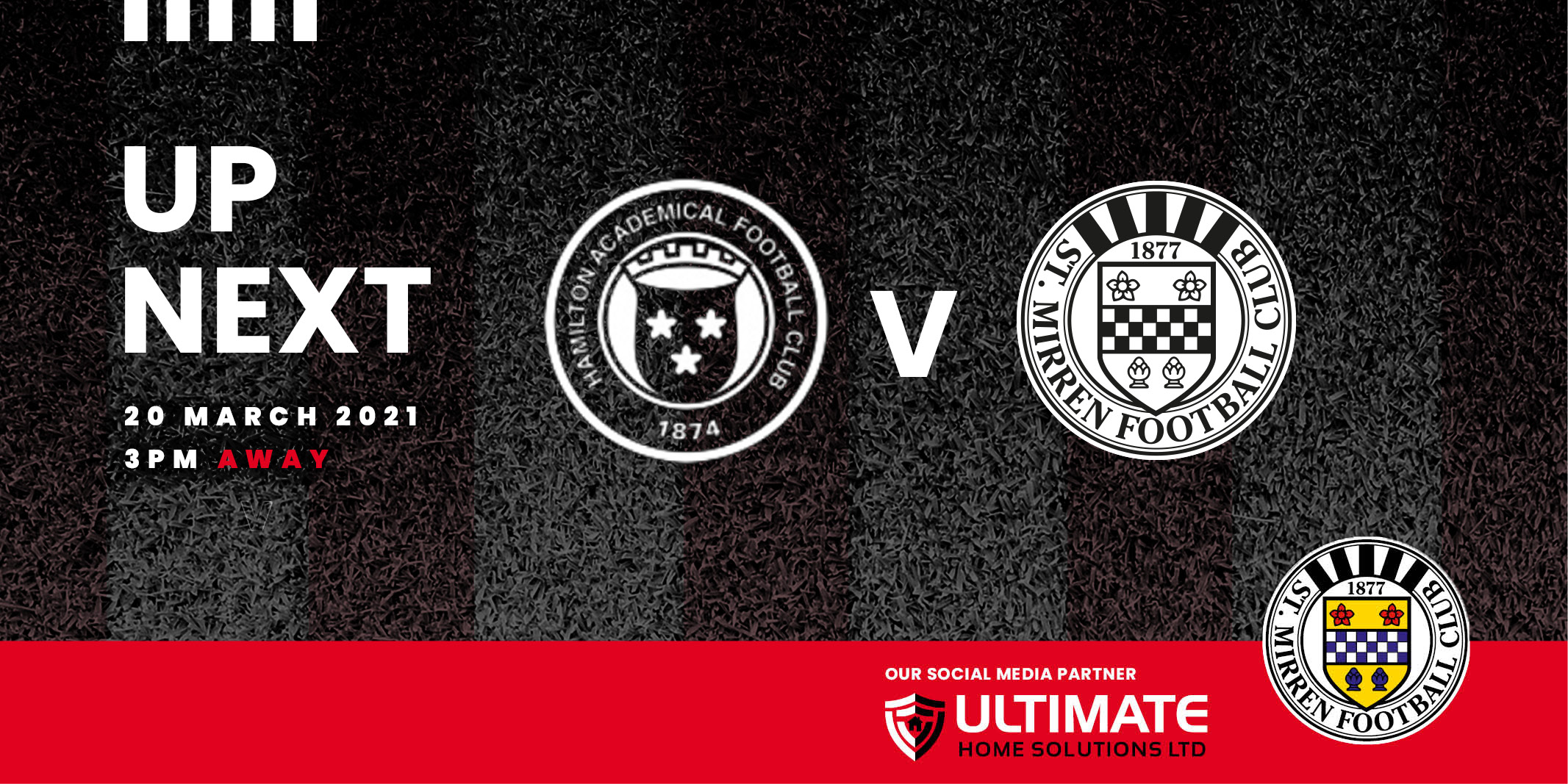 Up next: Hamilton v St Mirren (20th March)