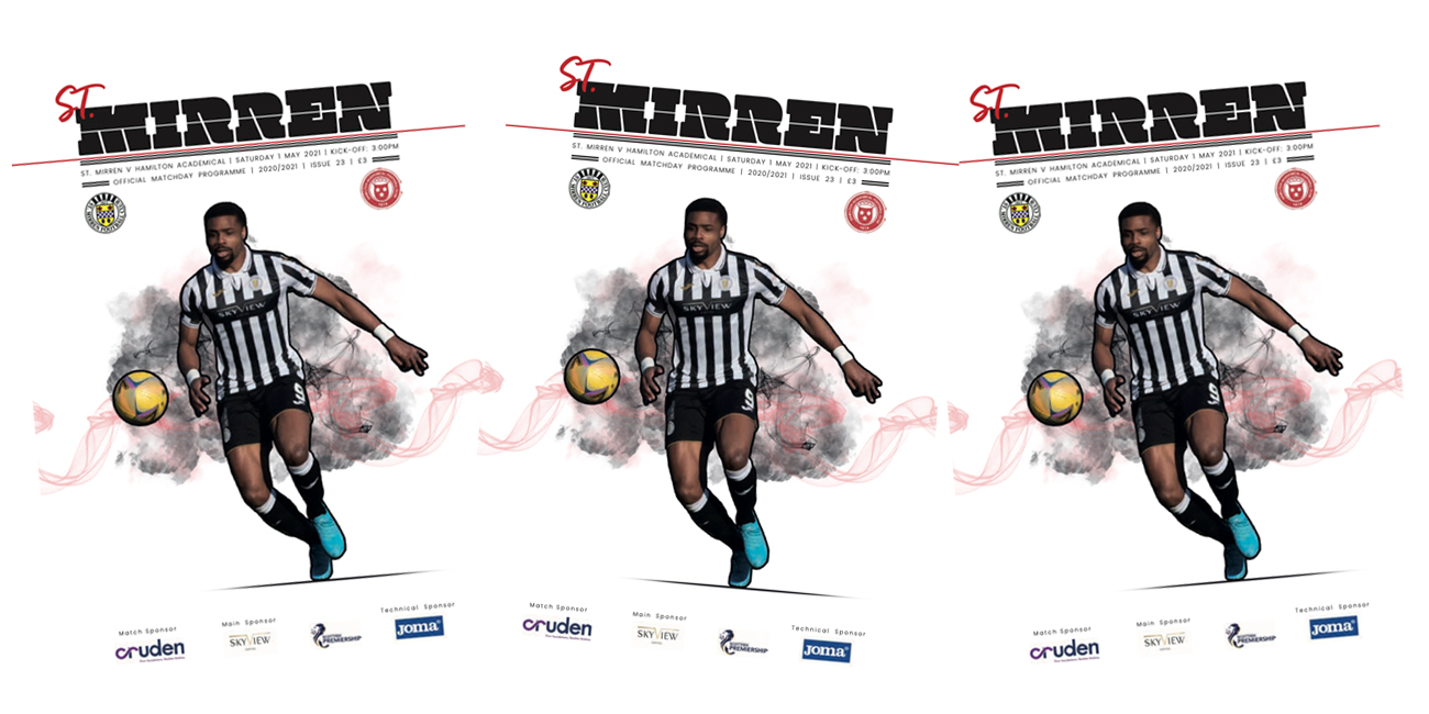 Programme: St Mirren v Hamilton Academical (1st May)