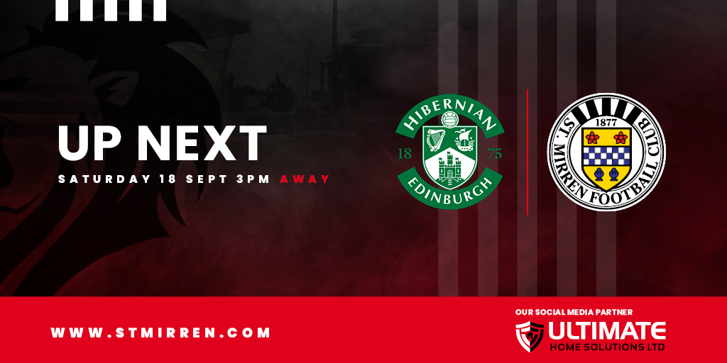 Up Next: Hibernian v St Mirren (18th Sep)