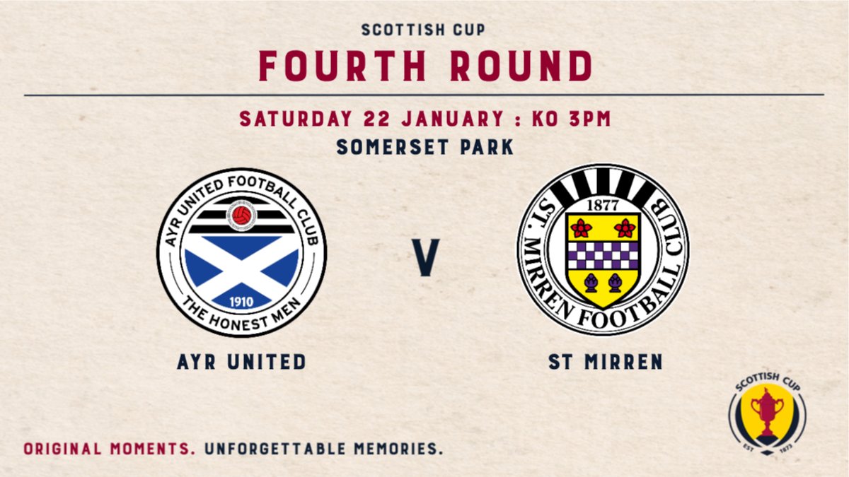 Up Next: Ayr United v St Mirren (22nd Jan)
