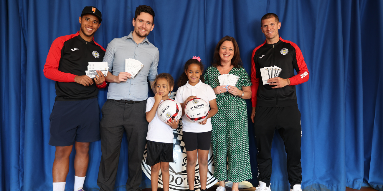 St Mirren Community Engagement with Primary Schools