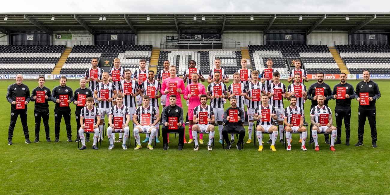St Mirren Supports Show Racism the Red Card
