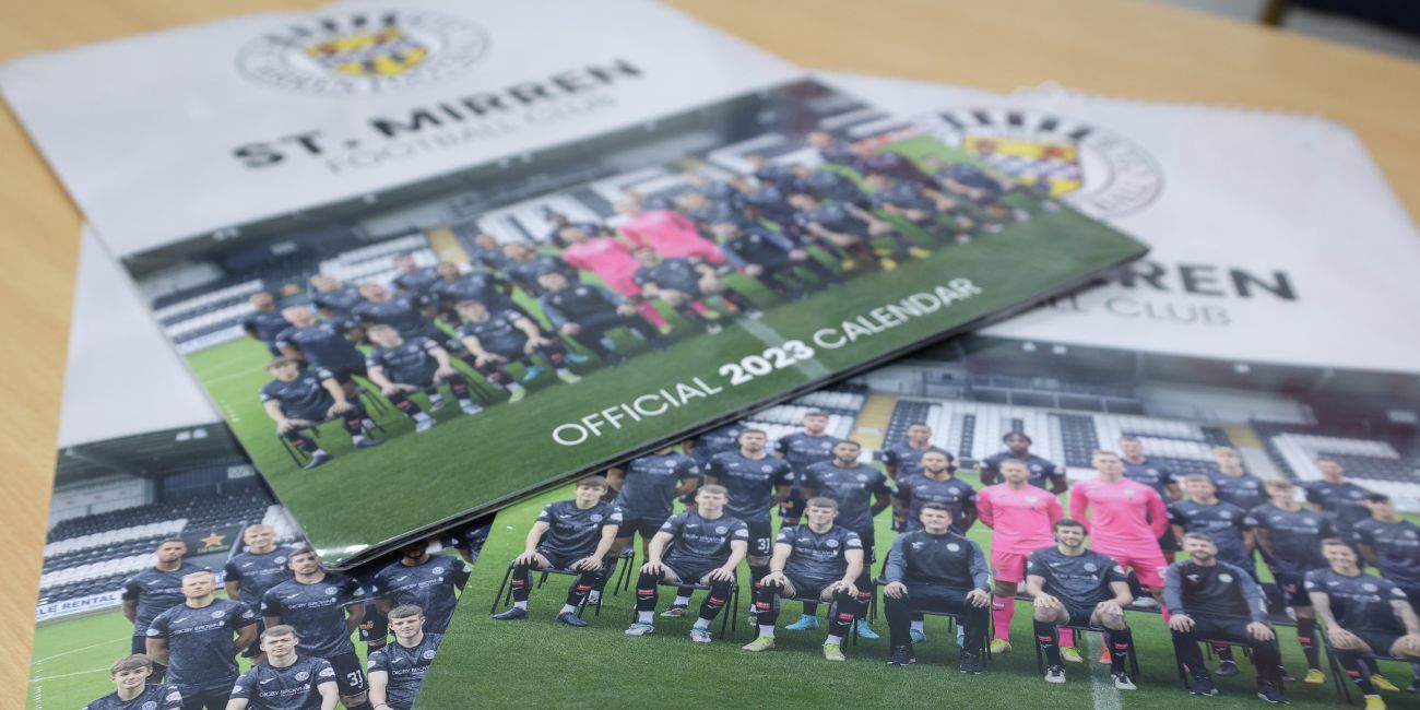 St Mirren 2023 Calendar Signing Night 