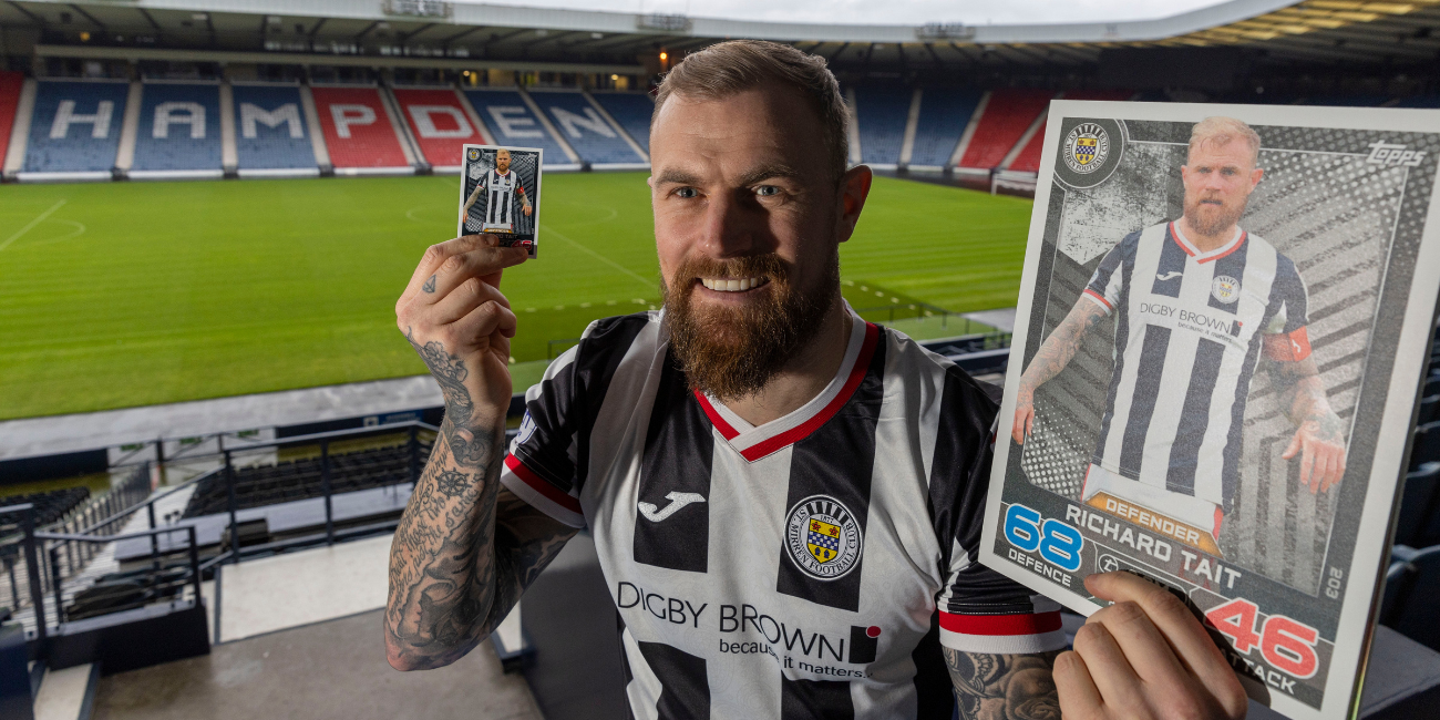 Richard Tait helps launch new Topps SPFL Match Attax Collection