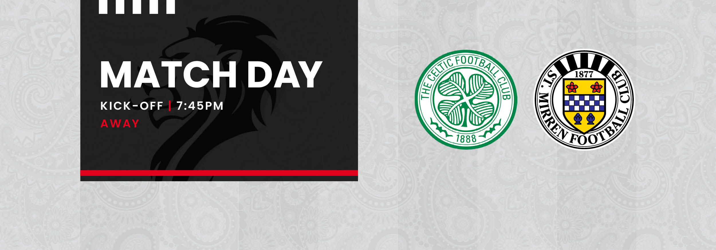 Away Day Info: Celtic v St Mirren (18th Jan)
