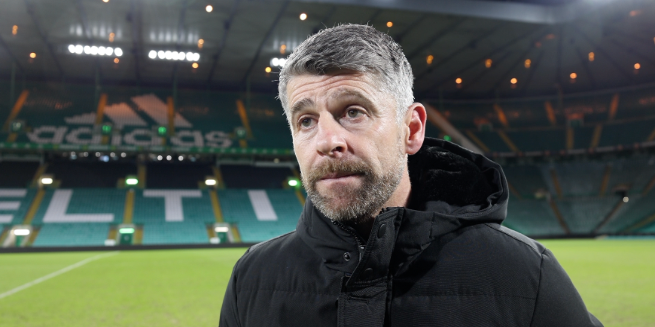 Stephen Robinson admits Saints weren't at best in defeat to Celtic