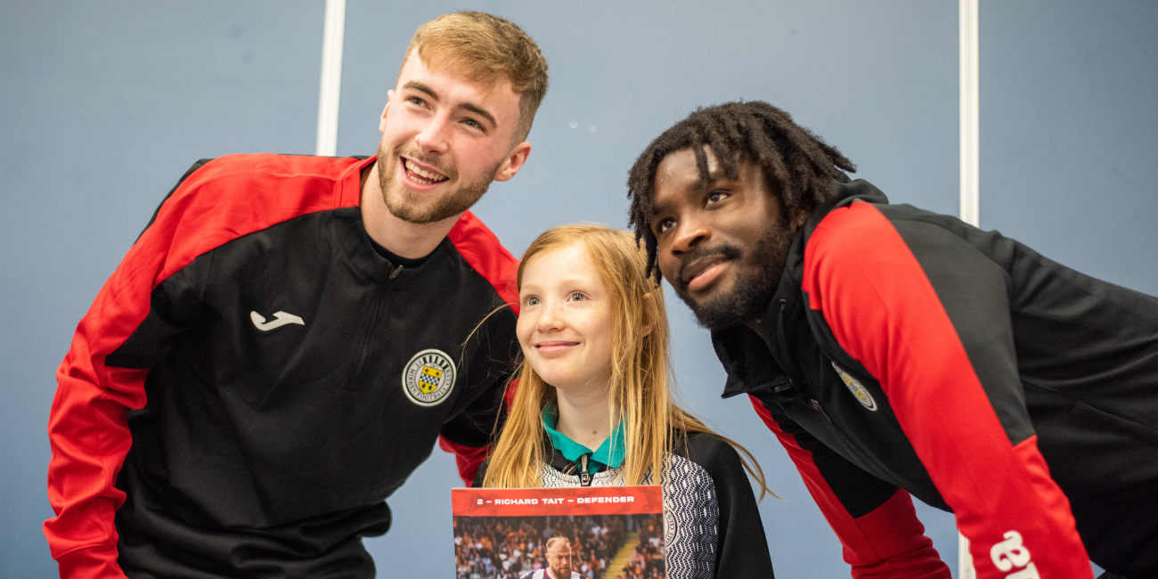 Richard Taylor and Lewis Jamieson visit Fordbank Primary School