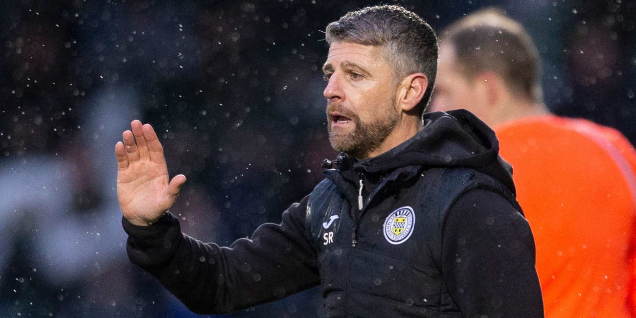 Stephen Robinson admits St Mirren weren't at best in defeat