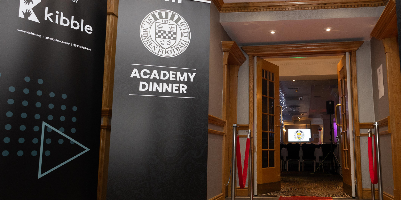 St Mirren Youth Academy Dinner 2023/24