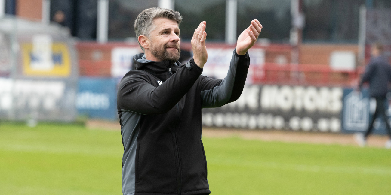 Manager delight at "excellent" performance in 100th match in charge