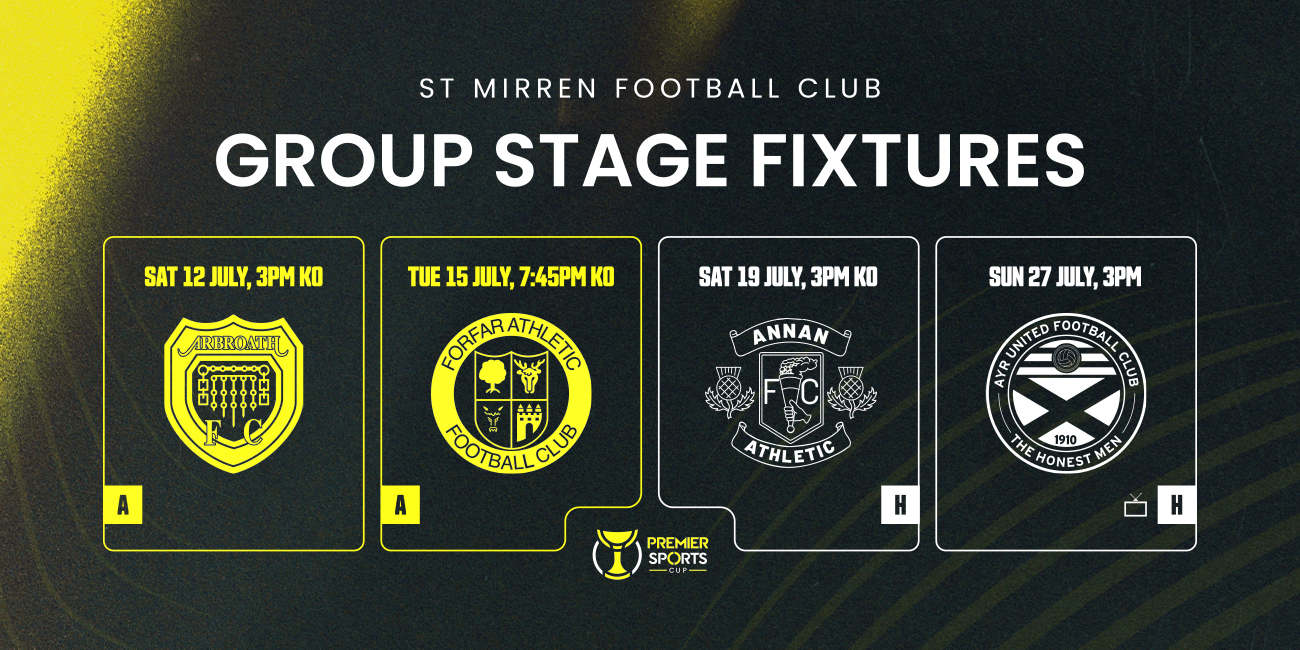 2025/26 // Premier Sports Group Stage Fixtures Confirmed