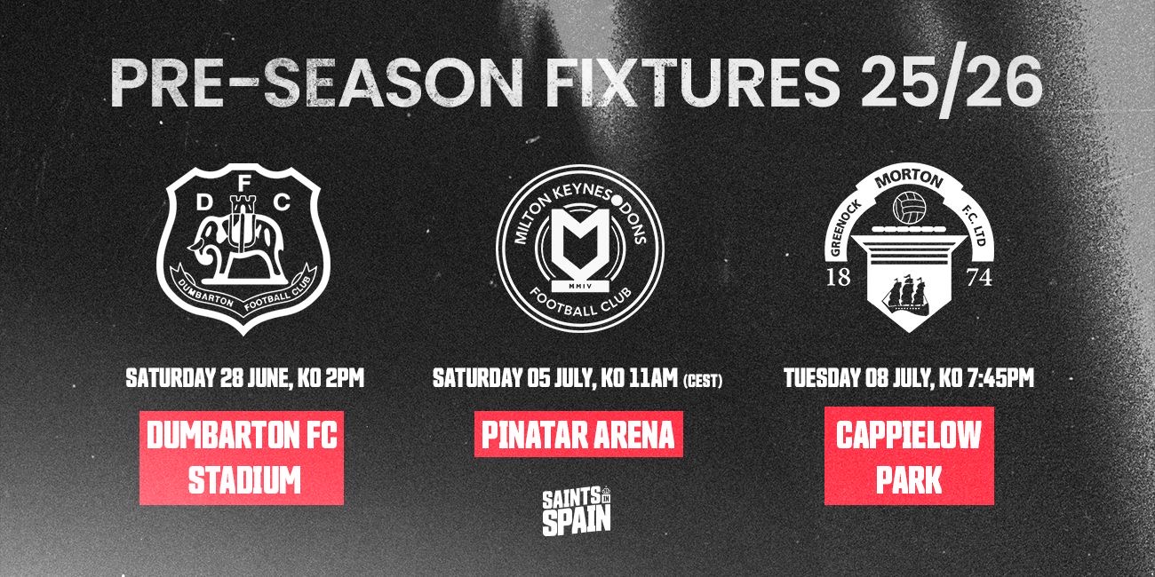 2025/26 // Pre-Season Schedule