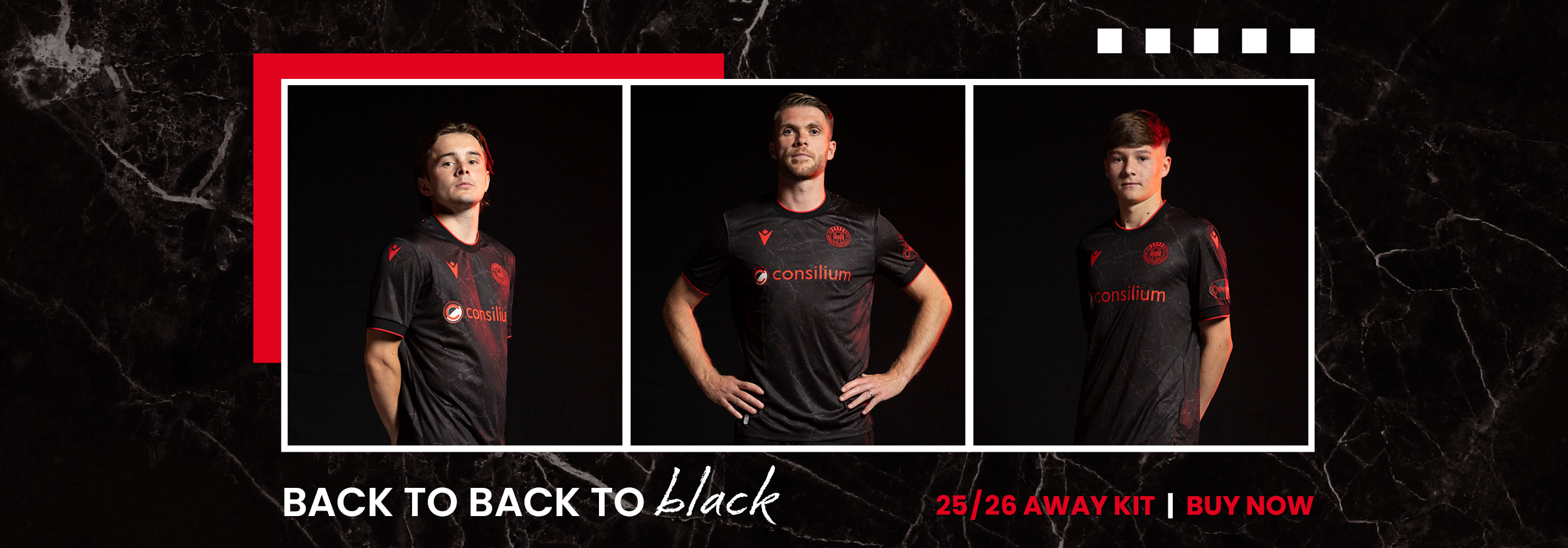Back to Back to Black // Introducing our #StMirrenFC Away Kit 2025/26
