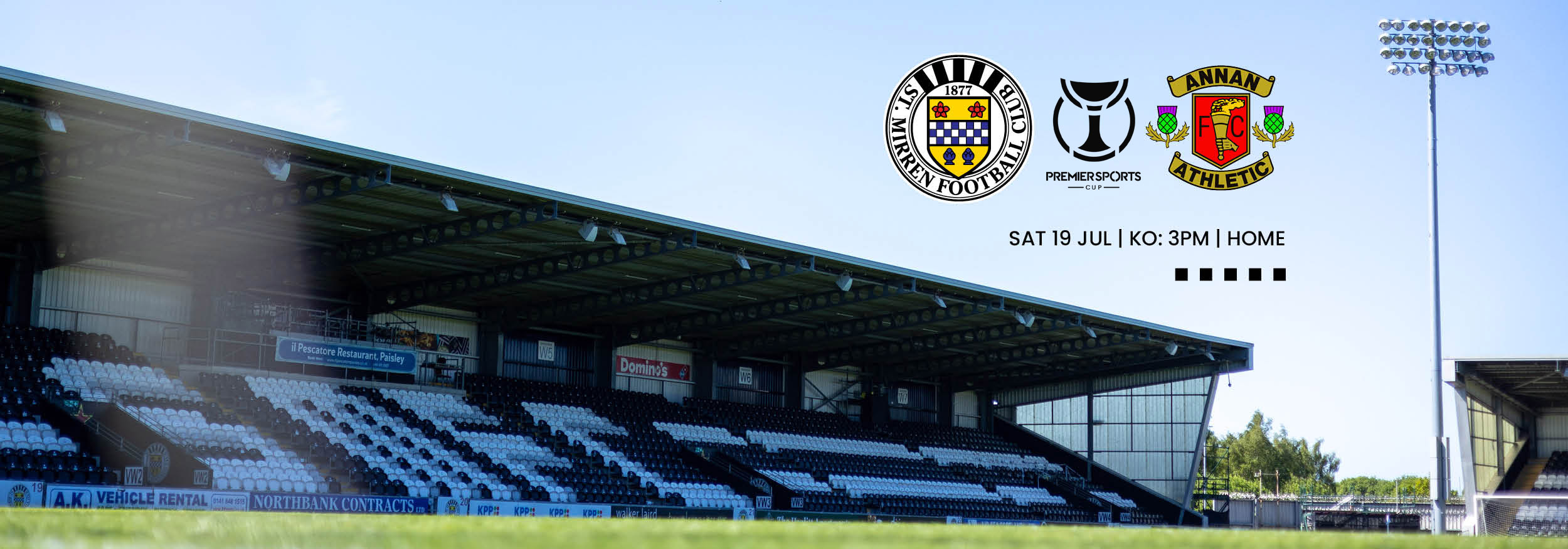 Matchday Info: St Mirren v Annan Athletic (19th July)