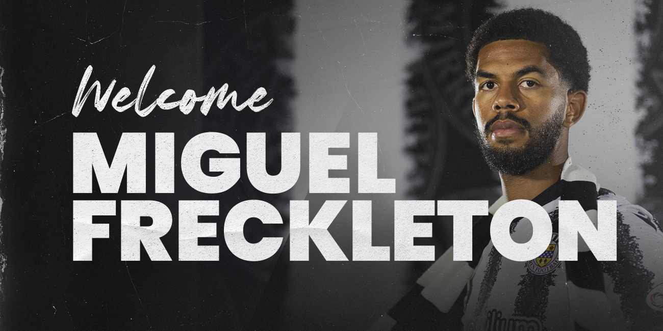 Miguel Freckleton joins on two-year deal