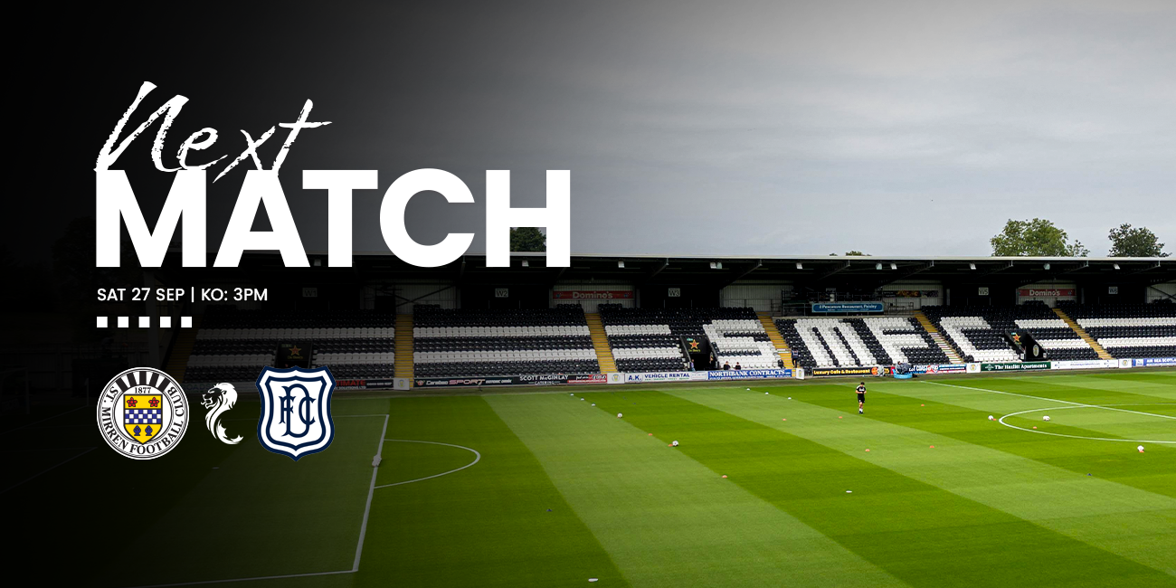 Matchday Info: St Mirren v Dundee (27th Sep)