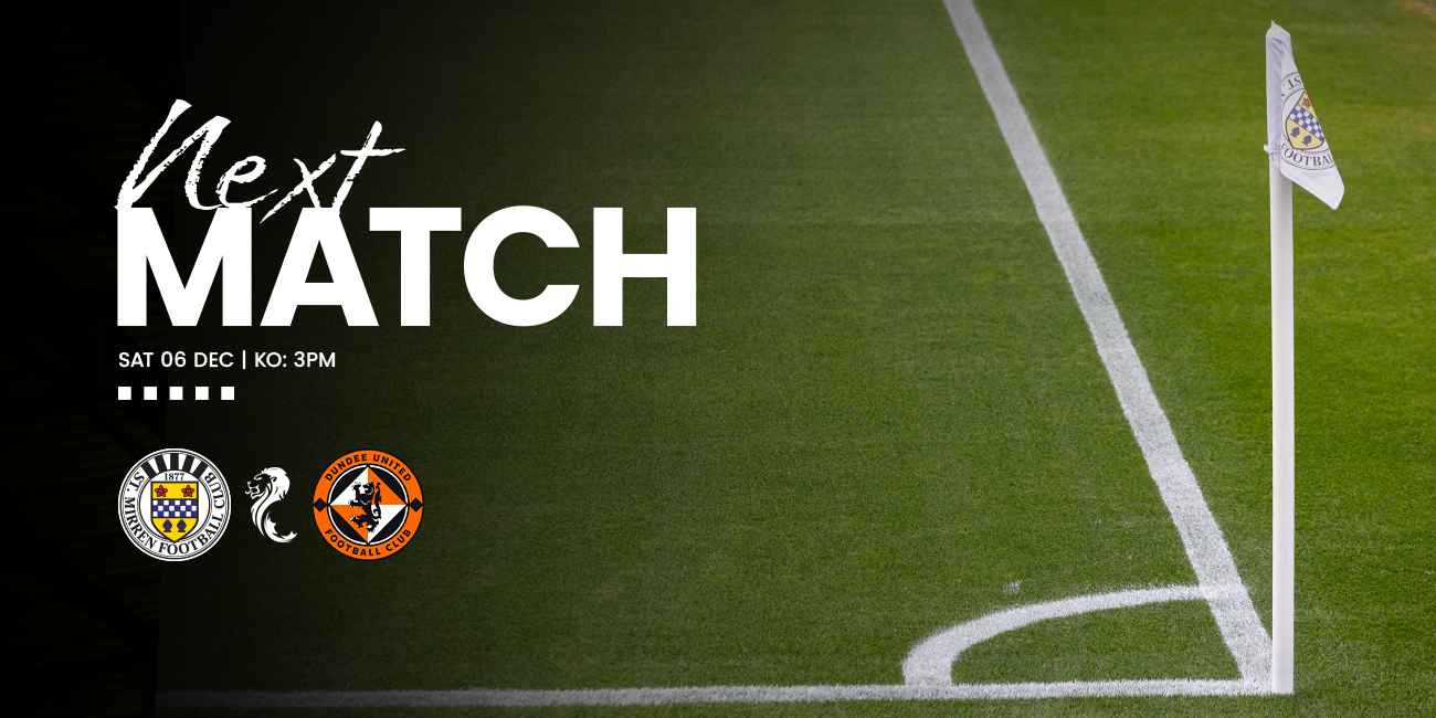 Matchday Info: St Mirren v Dundee United (6th Dec)