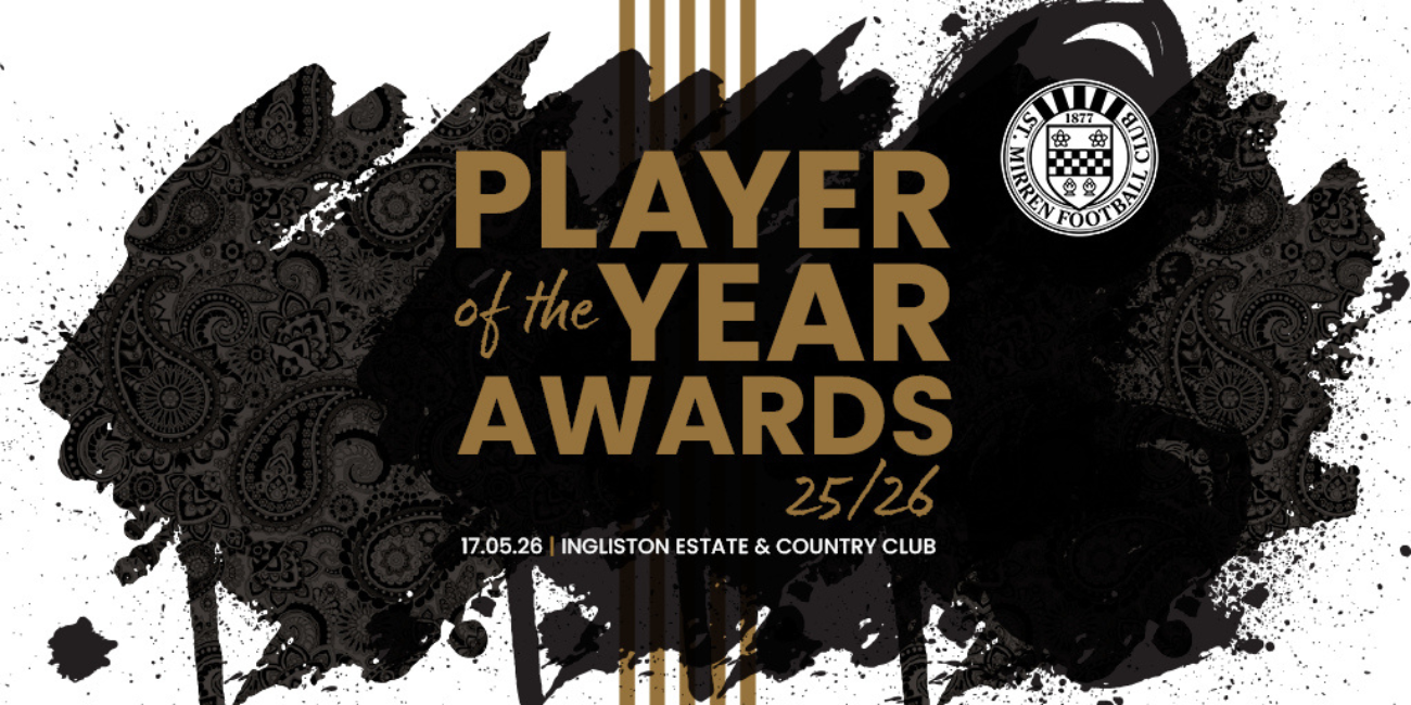 St Mirren Player of the Year Awards 2025/26