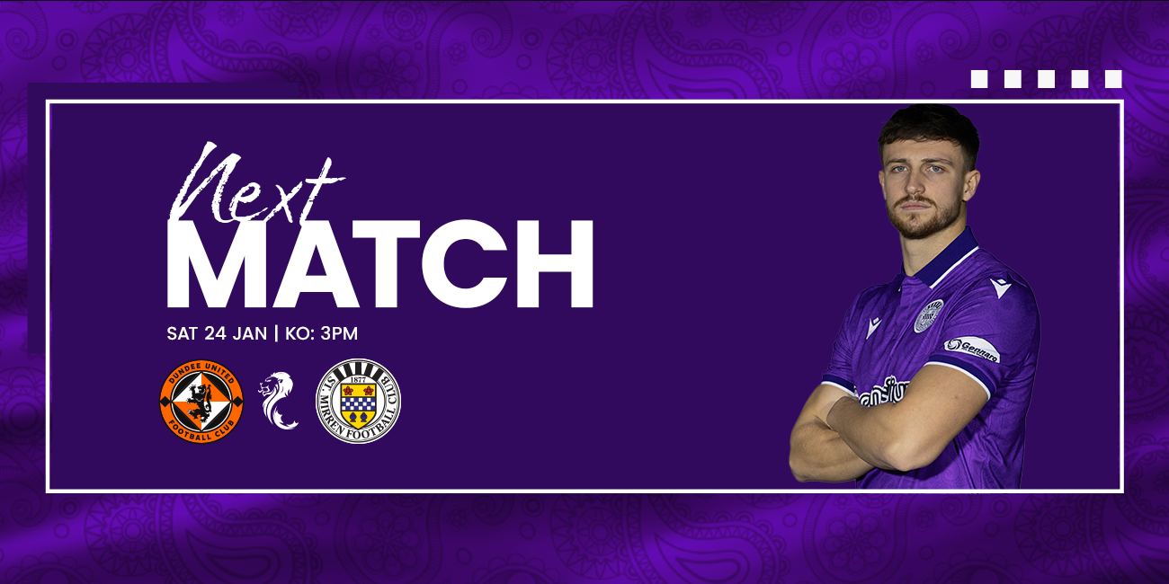 Up Next: Dundee United v St Mirren (24th Jan)