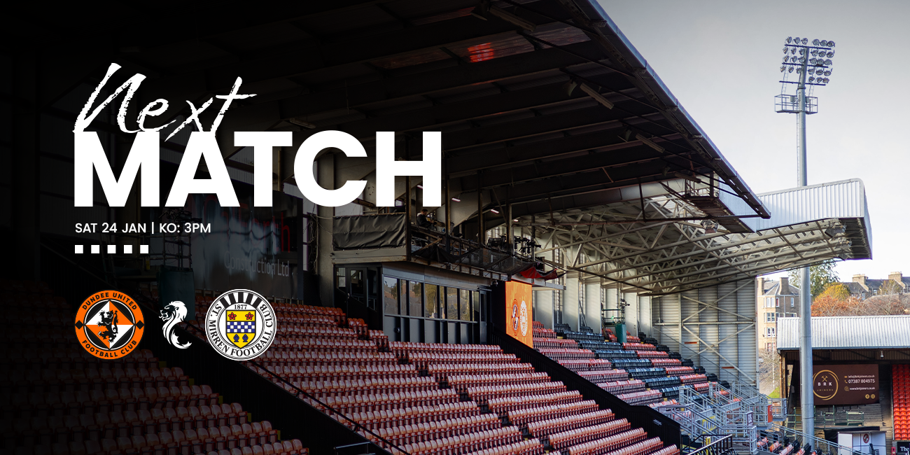 Away Day Info: Dundee United v St Mirren (24th Jan)
