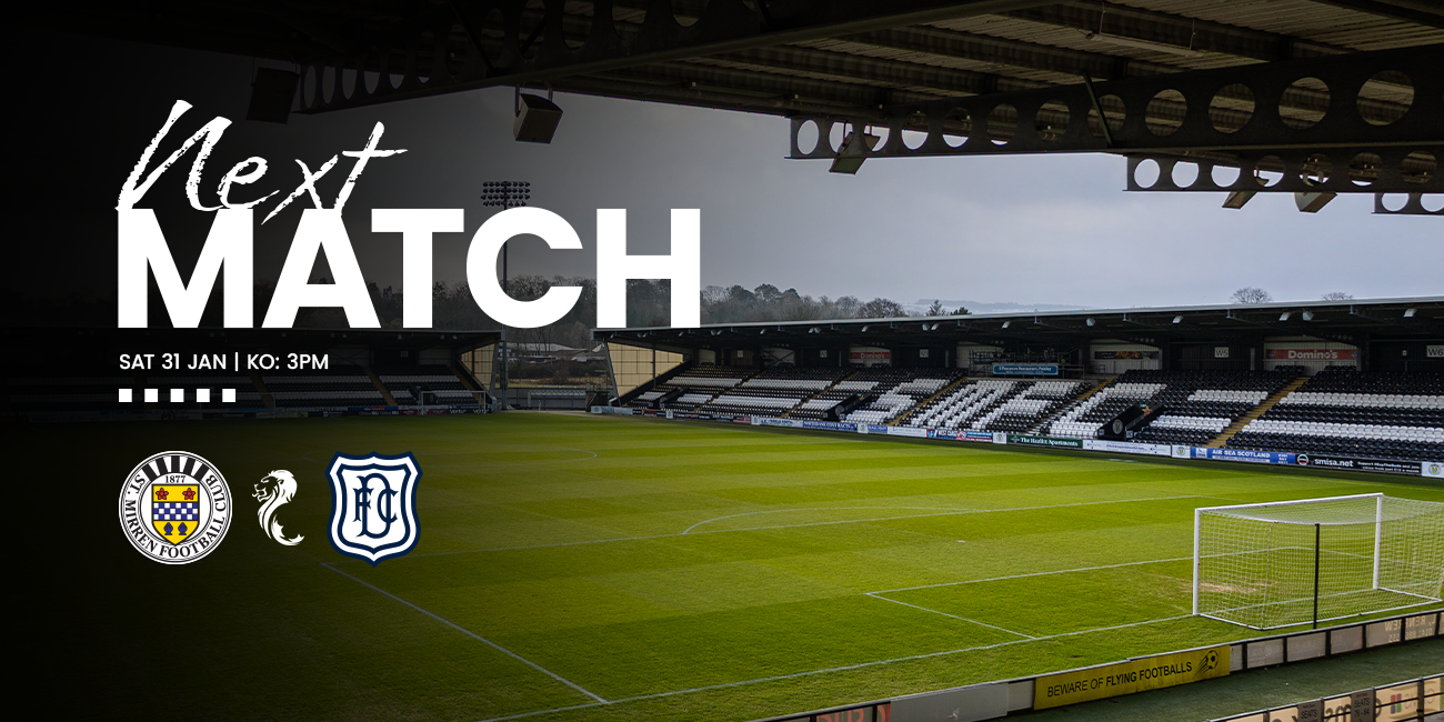 Matchday Info: St Mirren v Dundee (31st Jan)