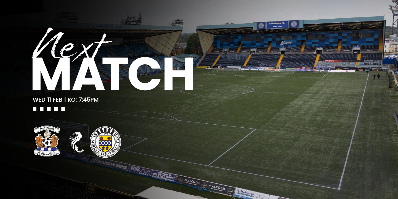 Away Day Info: Kilmarnock v St Mirren (11th Feb)